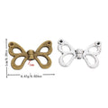 Vintage Style Metal Butterfly Spacer Bead in 2 Metal Finishes view 1