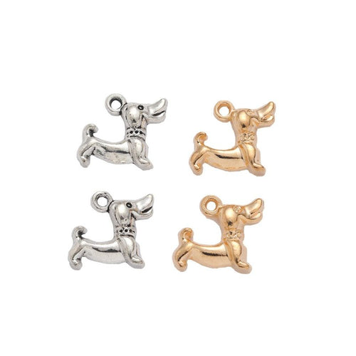 Leaping Fawn metal piece showing overall shape and available finishes