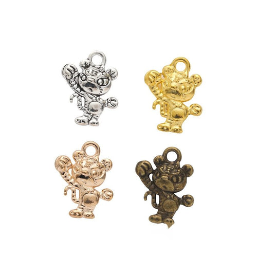 Cartoon Tiger metal piece showing overall shape and available finishes