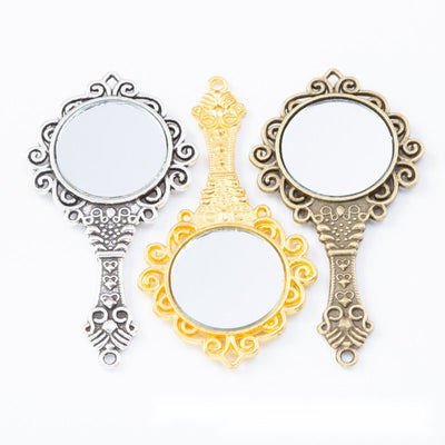 Ornate Hand Mirror metal piece shown in product image 1