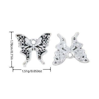 Openwork Butterfly components shown from the front in all pictured options