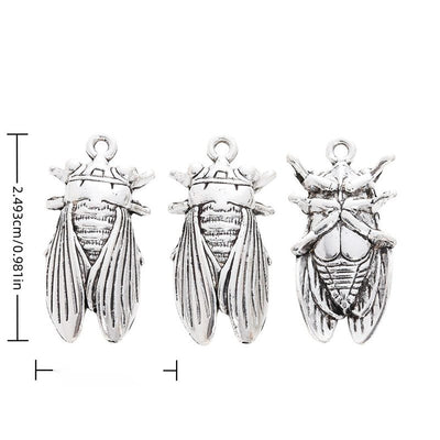 Cicada components shown from the front in all pictured options