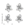 Wish Upon A Star Charm in 1 Metal Finish for Jewelry Making view 1