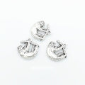 Koala Charm in Antique Silver with Textured Details view 1