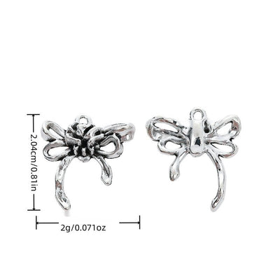 Floral Ribbon Bow components shown from the front in all pictured options