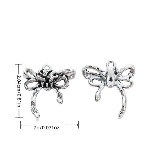 Floral Ribbon Bow components shown from the front in all pictured options