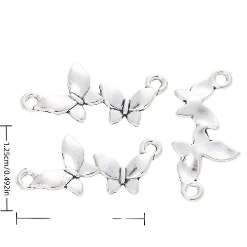 Double Butterfly Connector components shown from the front in all pictured options
