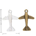 2-Finish Airplane Metal Jewelry Components for Crafts view 1