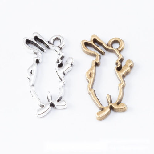Group view of open rabbit bezel frame on a white background