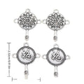 Chinese Fu Rattle Connector Charm in 1 Metal Finish for Jewelry Making view 1
