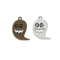 Cartoon Ghost Metal Charm in Antique Bronze and Antique Silver view 1