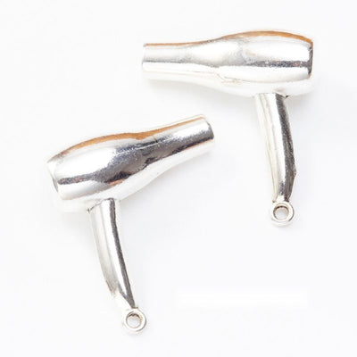 Finish overview of hair dryer metal charm