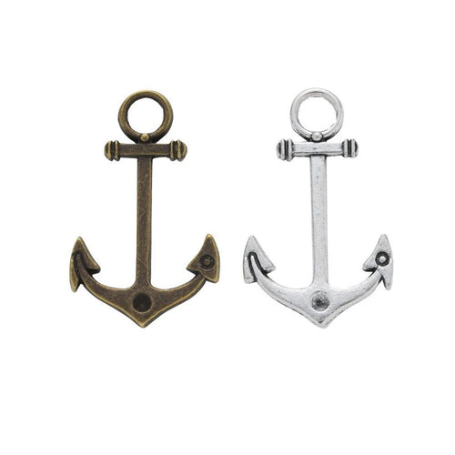Nautical Anchor metal piece showing overall shape and available finishes