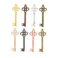 8-Finish Clover Bow Key Metal Jewelry Components for Crafts view 1
