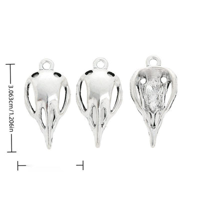 Bird Skull components shown from the front in all pictured options