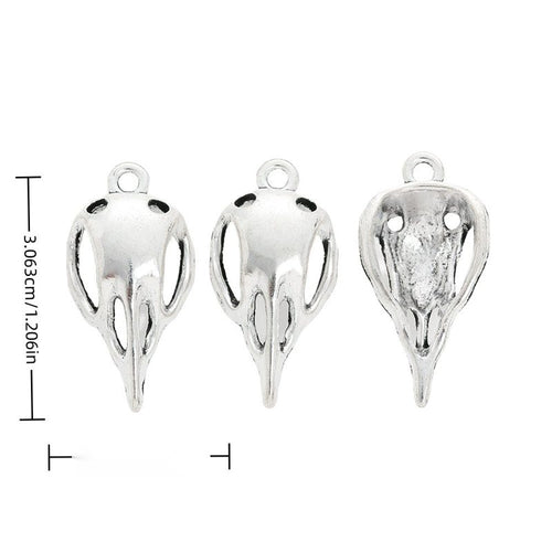 Bird Skull components shown from the front in all pictured options
