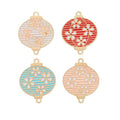 Openwork Enamel Lantern Charms in Four Soft Colors view 1