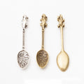 Long Mouse Spoon Metal Charm in Two Antique Finishes view 1