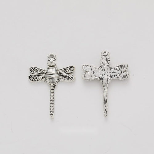 Textured Dragonfly Charm pictured option assortment on a white background