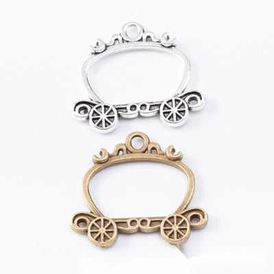 Front view of pumpkin carriage open bezel showing finish variation 1