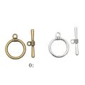 Plain Ring and Bar Toggle Clasp Jewelry Making Component view 1