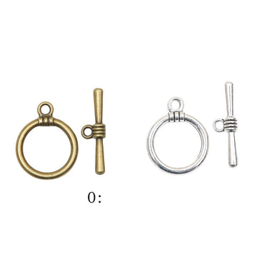 Plain Ring and Bar Toggle Clasp Jewelry Making Component