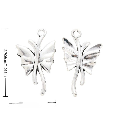 Curled Butterfly components shown from the front in all pictured options