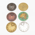 Roman Numeral Clock Gear Metal Charm in 5 Distinct Finishes for Jewelry Making view 1
