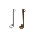 Golf Club Metal Charm for Jewelry Making in Antique Bronze and Antique Silver view 1