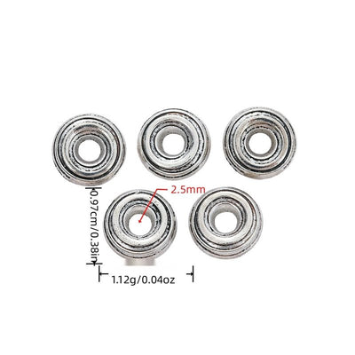 Recessed ring spacer beads shown in product image 1