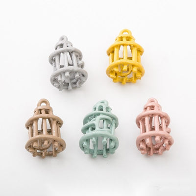 Group view of birdcage styles on a white background