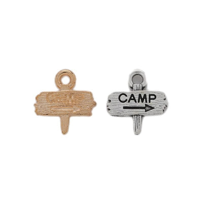 Camp Arrow Sign Charm front product view