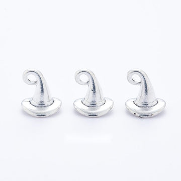 Curved Pointed Hat Charm Metal Pendant for Jewelry Making