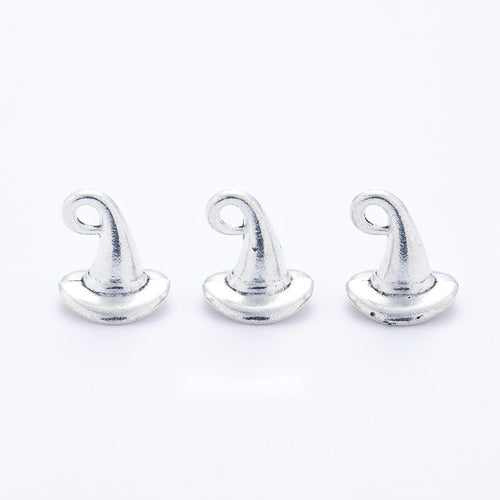 Curved Pointed Hat Charm pictured option assortment on a white background