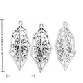 Spiderweb Vintage Metal Charm Pendant for Jewelry Making view 1