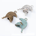 Vintage Roman Helmet Charms in Multiple Finishes for Jewelry Making view 1
