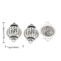 Round Lantern Vintage Metal Charm Pendant for Jewelry Making view 1