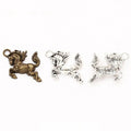 Running Horse Metal Charm Pendant For Jewelry Making view 1