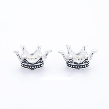 Dimensional Crown Charm Metal Pendant for Jewelry Making
