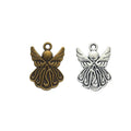 Flared Skirt Angel Charm Metal Pendant for Jewelry Making view 1