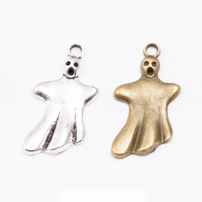 Draped Ghost Charm front product view