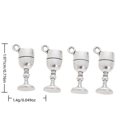 Wine Glass Charm shown on a white background