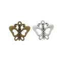 Openwork Butterfly Metal Charms in 2 Pictured Finishes view 1