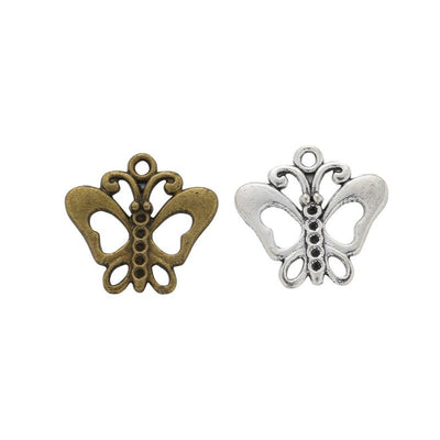 Openwork Butterfly metal design group view on a light background
