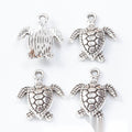 Openwork Sea Turtle Charm in 1 Finish for Jewelry Making view 1