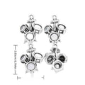 Vintage Style Metal Drum Kit Charm in 1 Metal Finish view 1