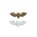Simple Bat Silhouette Charm in 2 Pictured Finishes view 1