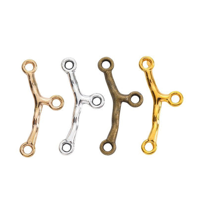 Grouped front views of branch connectors
