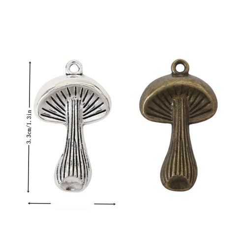 Mushroom shown in the available metal finishes