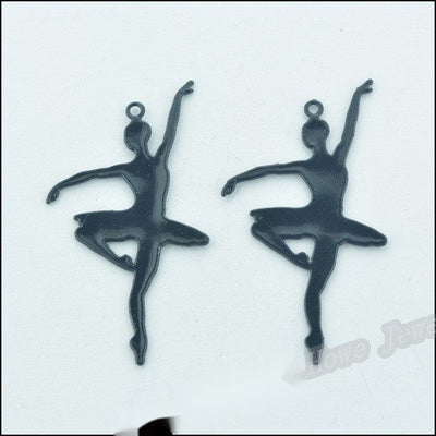 Ballet Dancer metal design group view on a light background